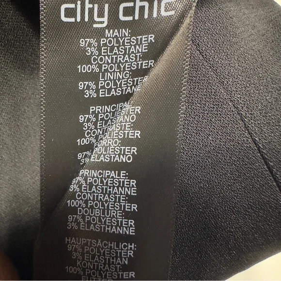 City Chic Sexy Tuxe  Jumpsuit Off The Shoulders - Picture 12 of 13